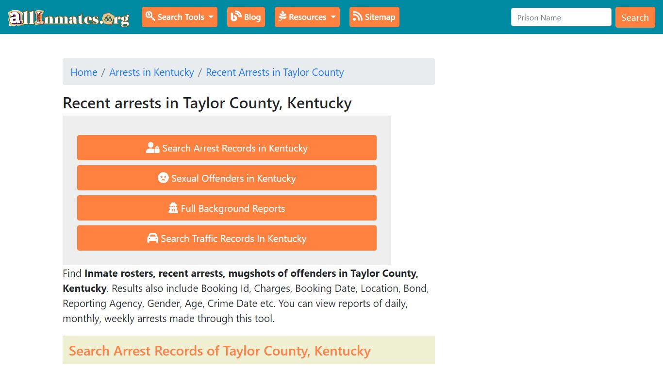 Recent arrests in Taylor County, Kentucky | Mugshots, Rosters, Inmates ...